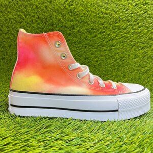 Converse Chuck Taylor All Star Lift Womens Size 6 Orange Athletic Shoes Sneakers